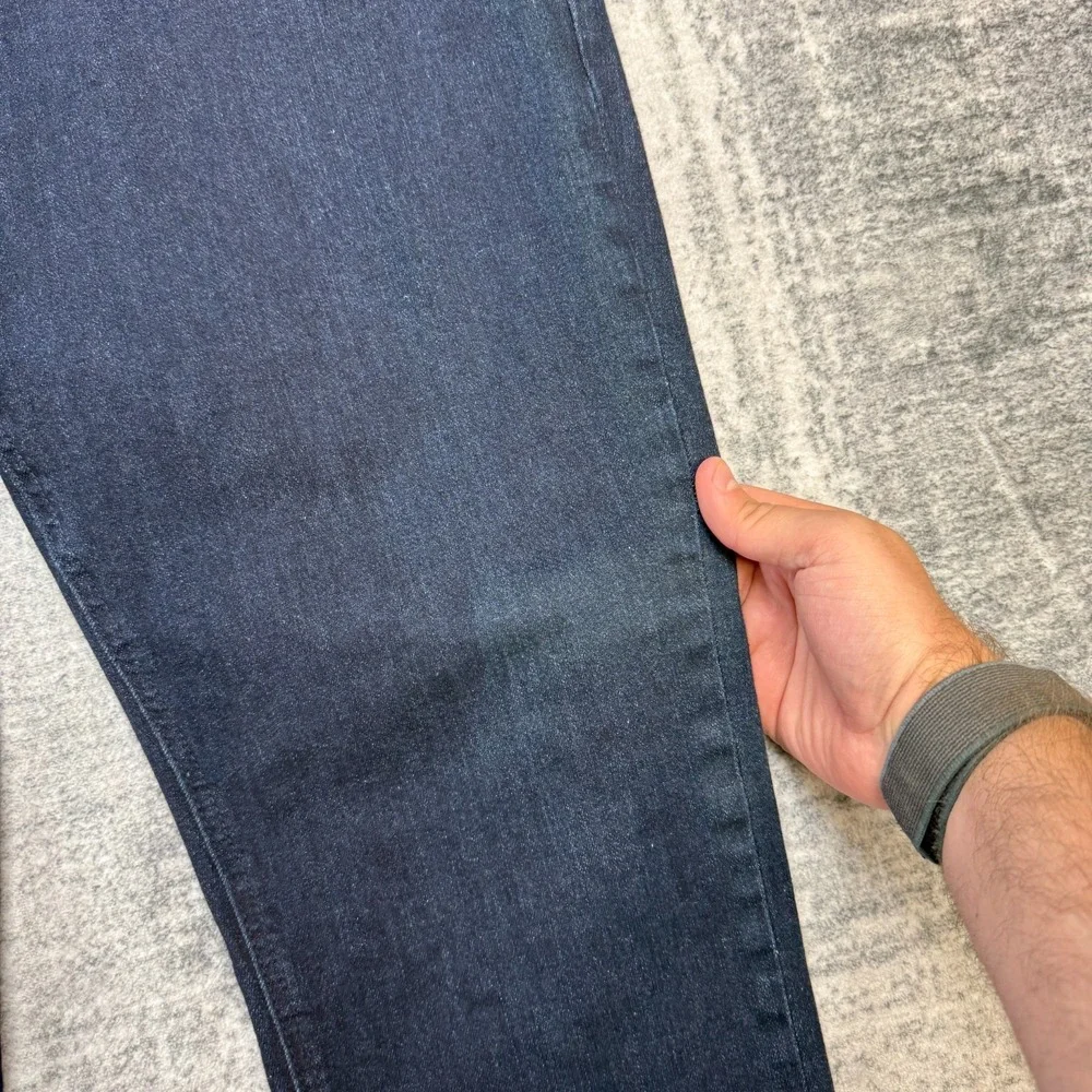 Barbell Apparel Jeans Mens 36x33 Dark Wash Blue Stretch Denim Slim Straight